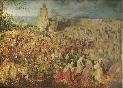 Pieter Bruegel korsbarandet. oil